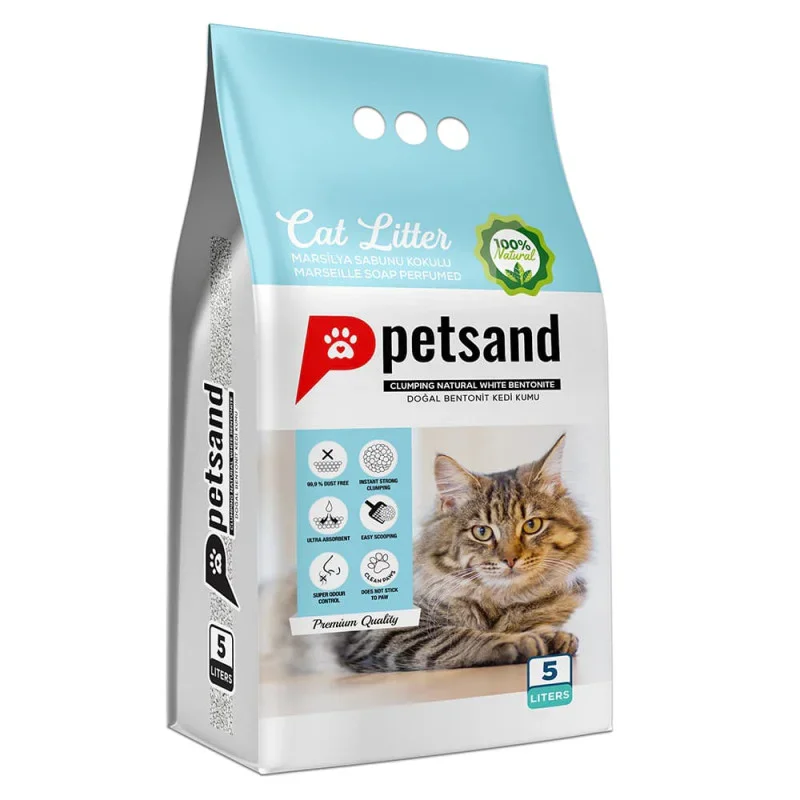 Φωτογραφία προϊόντος: Petsand Άμμος Γάτας Marseille Soap 5lt