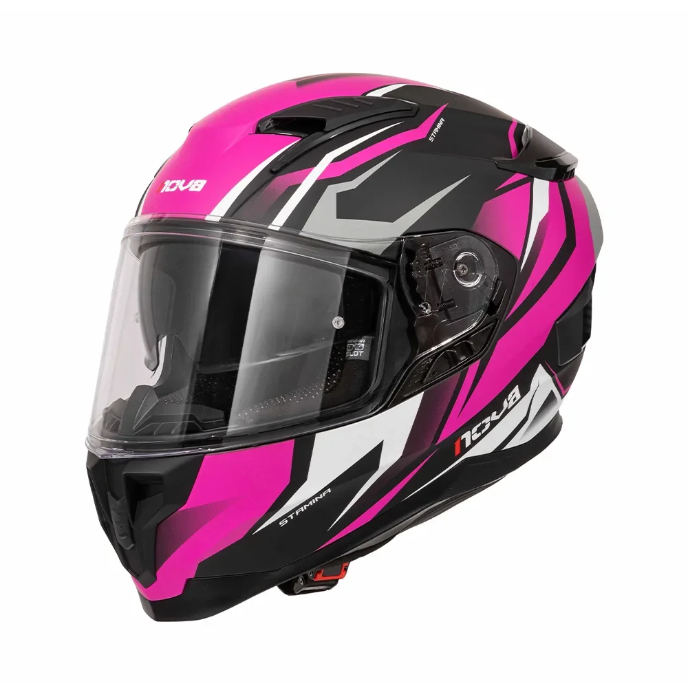 Φωτογραφία προϊόντος: ΚΡΑΝΟΣ FULL FACE ROAD RIDER FF938 STAMINA MATT PINK / TITAN ECE 22.06 | NOVA