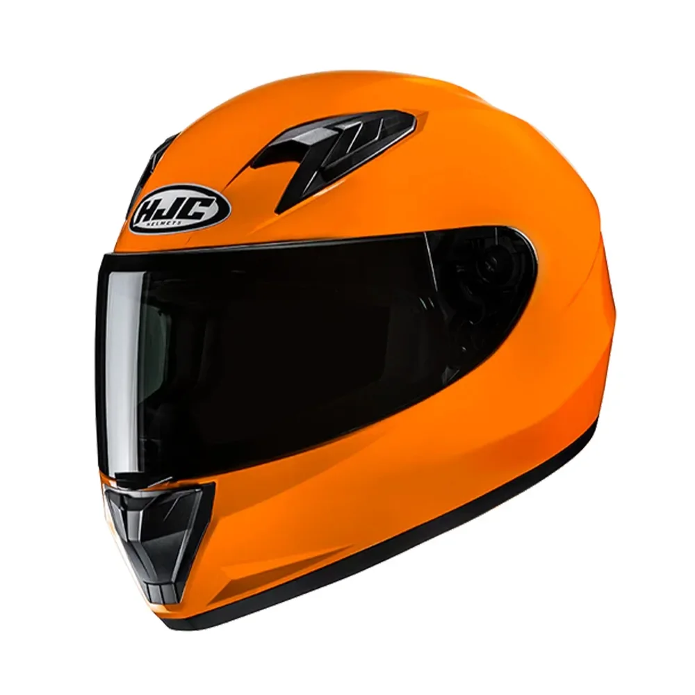 Φωτογραφία προϊόντος: ΠΑΙΔΙΚΟ ΚΡΑΝΟΣ FULL FACE Y10 SOLID ORANGE TRAMONTO ECE 22.06 | HJC