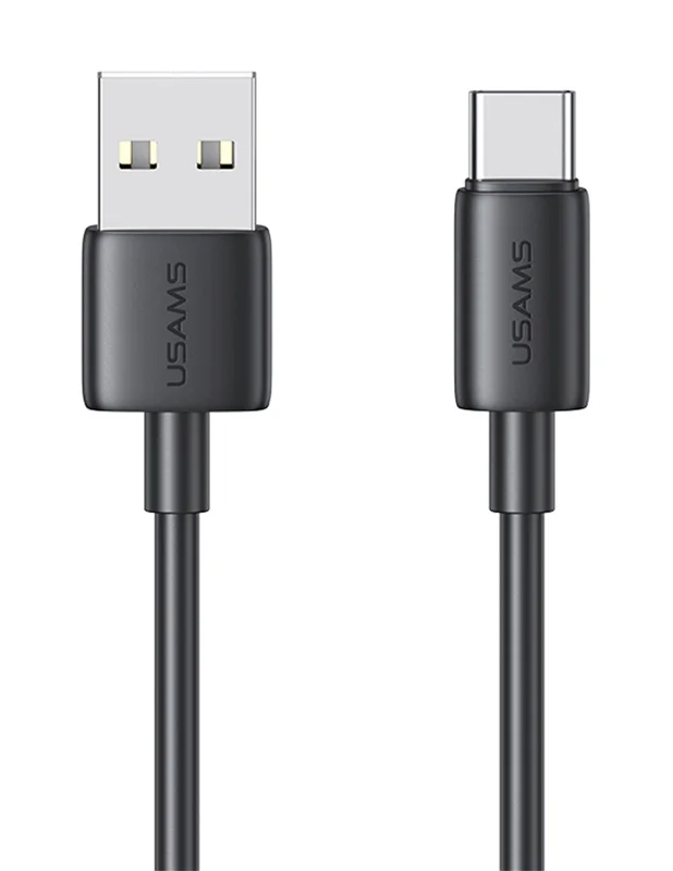 Φωτογραφία προϊόντος: USAMS καλώδιο USB-C σε USB US-SJ708, 3A, 480Mbps, 1m, μαύρο