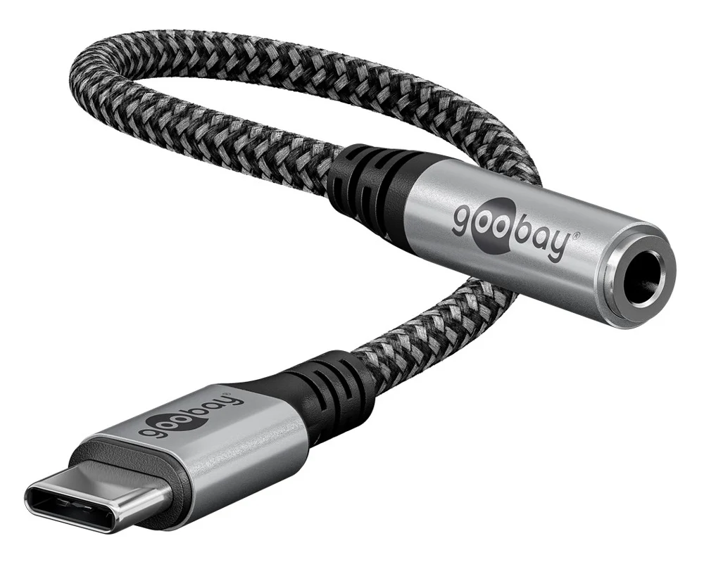 Φωτογραφία προϊόντος: GOOBAY αντάπτορας USB-C σε 3.5mm 74056, γκρι