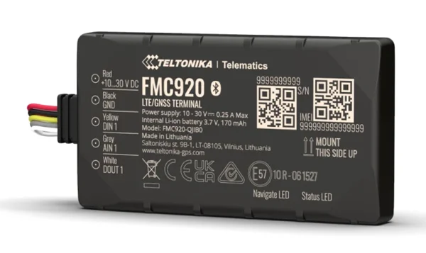 Φωτογραφία προϊόντος: TELTONIKA GPS tracker αυτοκινήτου FMC920, 4G/GSM/GPRS/GNSS, Bluetooth
