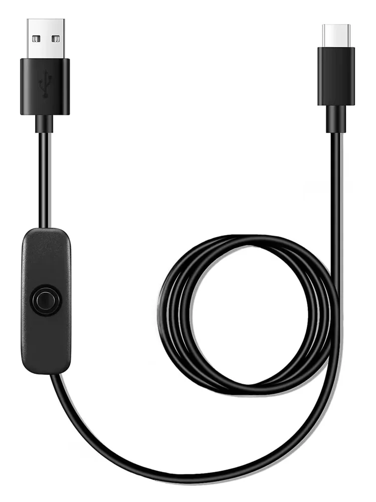 Φωτογραφία προϊόντος: POWERTECH καλώδιο USB-C σε USB CAB-UC085 με διακόπτη, 2A, 2m, μαύρο