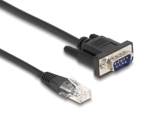 Φωτογραφία προϊόντος: POWERTECH καλώδιο serial RS-232 σε RJ45 CAB-G040, 30cm, μαύρο