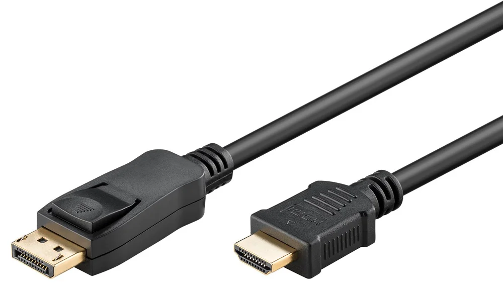 Φωτογραφία προϊόντος: GOOBAY καλώδιο DisplayPort σε HDMI 64835, 4K/30Hz, 1m, μαύρο