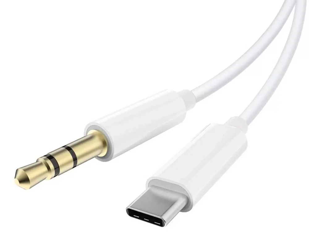 Φωτογραφία προϊόντος: POWERTECH καλώδιο USB-C σε 3.5mm CAB-UC089, 1m, λευκό