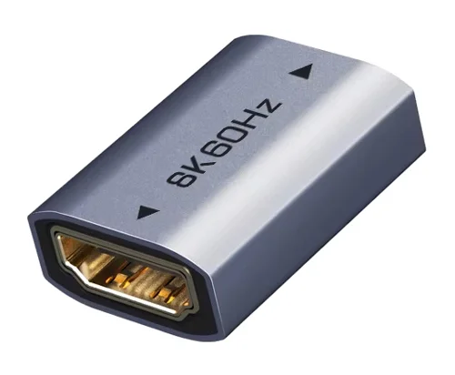 Φωτογραφία προϊόντος: CABLETIME αντάπτορας HDMI CT-HEF8K-AG, 8K/60Hz, 4K/120Hz, 48 Gbps, γκρι
