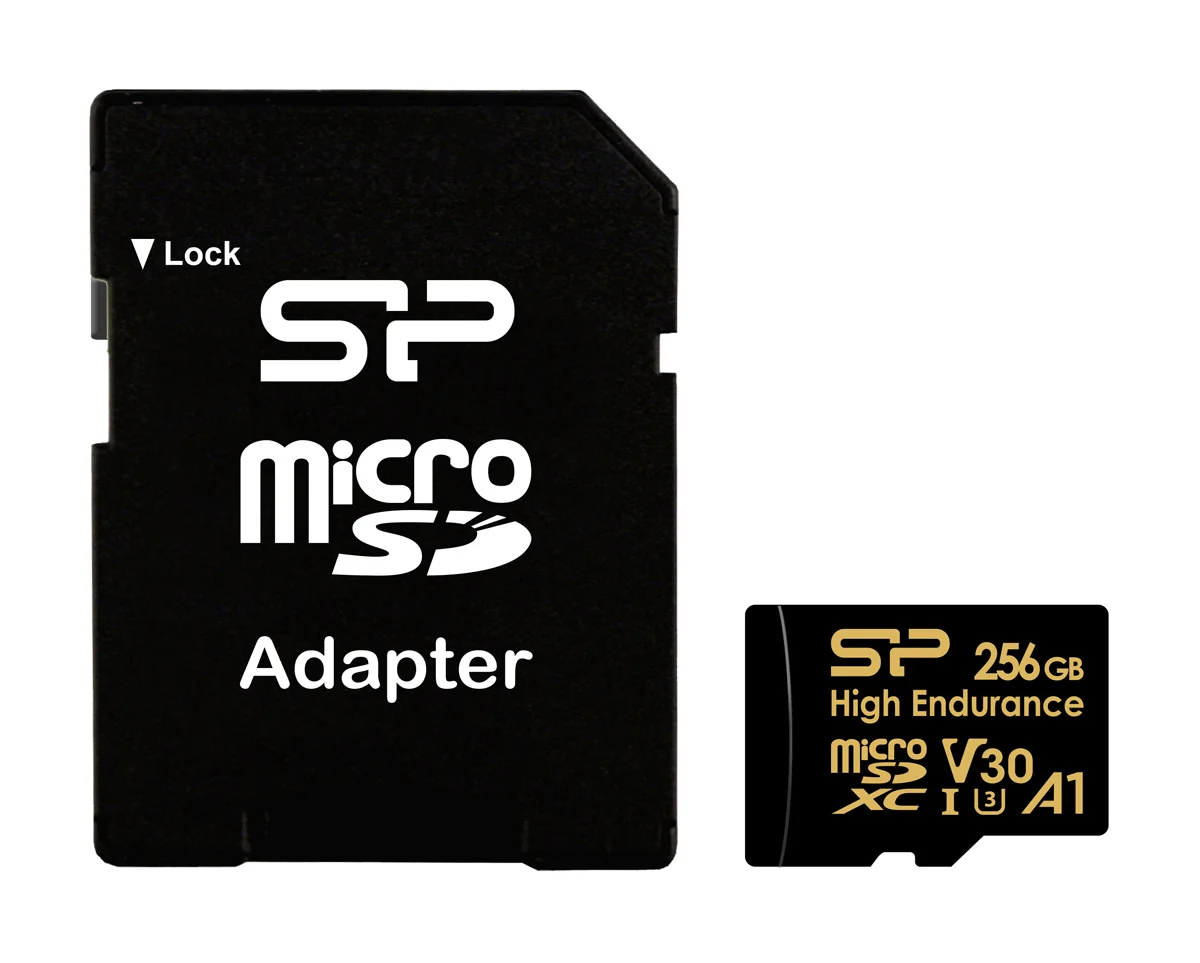 Φωτογραφία προϊόντος: SILICON POWER κάρτα μνήμης microSDHC High Endurance, 256GB, Class 10 UHS-I U3 A1 V30
