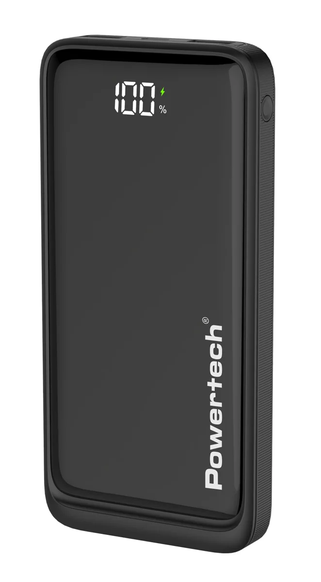 Φωτογραφία προϊόντος: POWERTECH power bank PT-1326 με οθόνη, 10000mAh, 22.5W, μαύρο