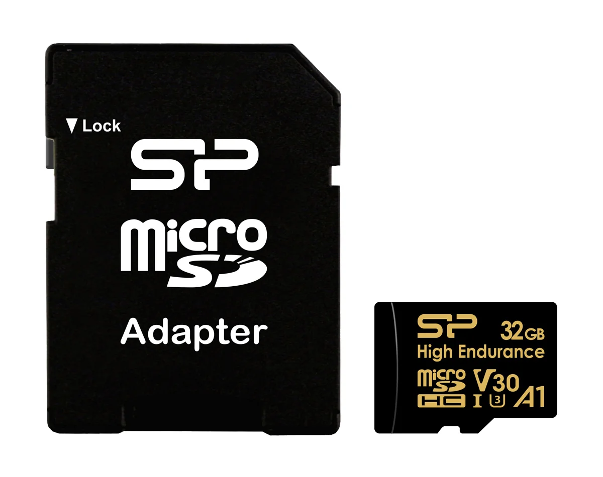 Φωτογραφία προϊόντος: SILICON POWER κάρτα μνήμης microSDHC High Endurance, 32GB, Class 10 UHS-I U3 A1 V30