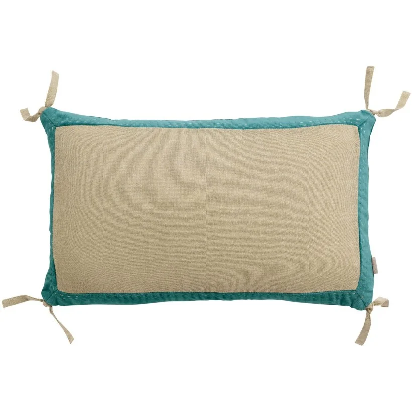 Φωτογραφία προϊόντος: ΜΑΞΙΛΑΡΙ VIVARAISE ELISE CHAMBRAY VERT DE GRIS 30X50 100% ΒΑΜΒΑΚΙ
