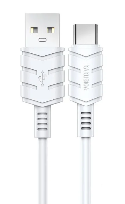 Φωτογραφία προϊόντος: KAKUSIGA καλώδιο USB-C σε USB KSC-710, 3A, 480Mbps, 1.2m, λευκό