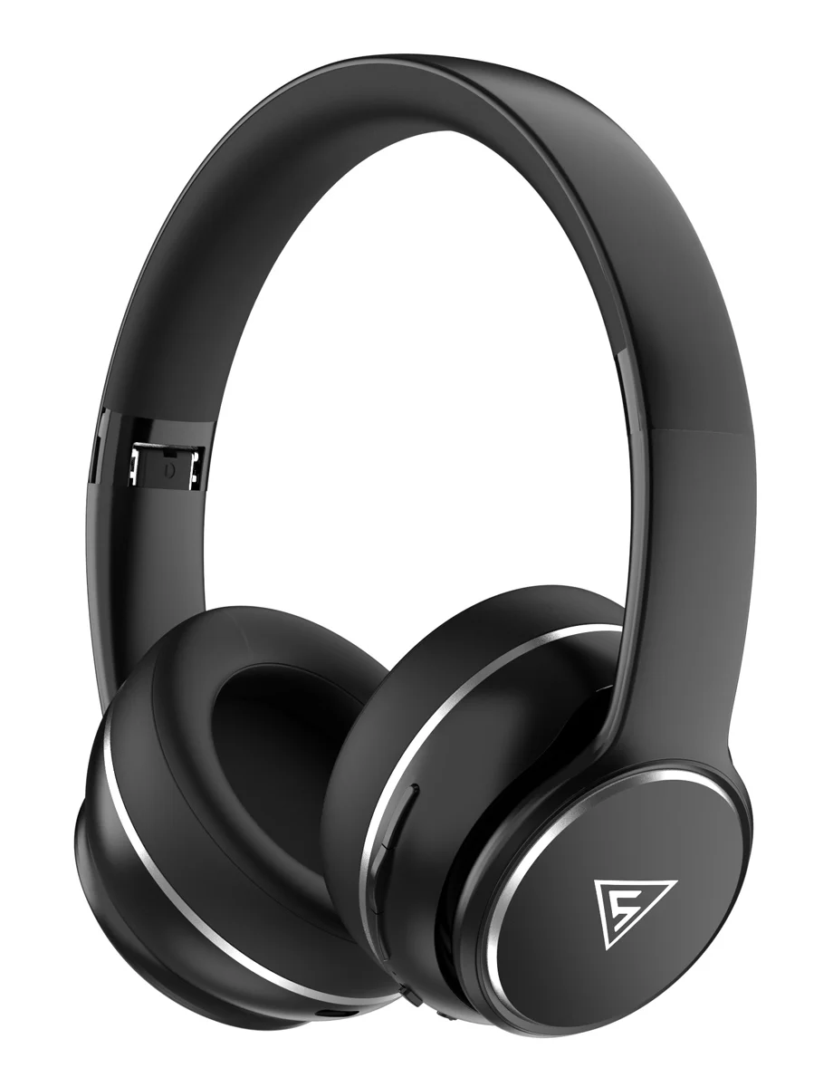 Φωτογραφία προϊόντος: DOQAUS headphones DESIGN 3, ασύρματα & ενσύρματα, Φ40mm, 600mAh, μαύρα