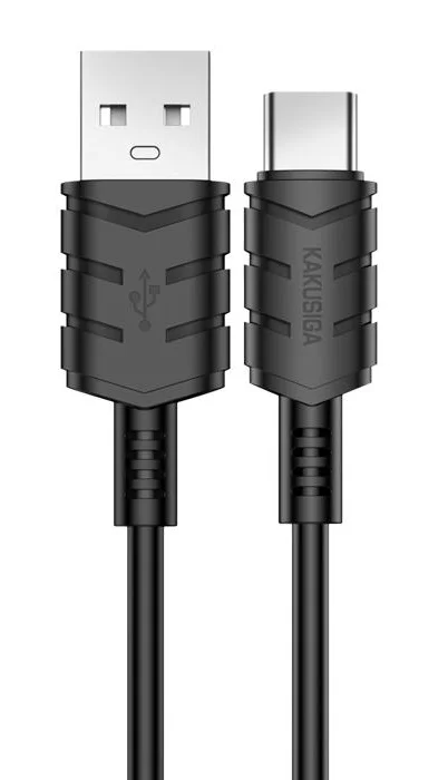 Φωτογραφία προϊόντος: KAKUSIGA καλώδιο USB-C σε USB KSC-710, 3A, 480Mbps, 1.2m, μαύρο