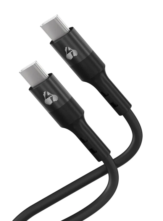 Φωτογραφία προϊόντος: POWERTECH καλώδιο USB-C PTR-0163, σιλικόνης, 60W, 480Mbps, 1m, μαύρο