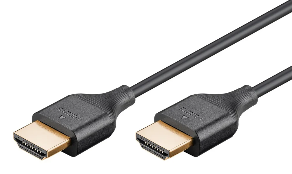 Φωτογραφία προϊόντος: GOOBAY καλώδιο HDMI 75297 με Ethernet, slim, 8K/60Hz, 48 Gbps, 0.5m, μαύρο