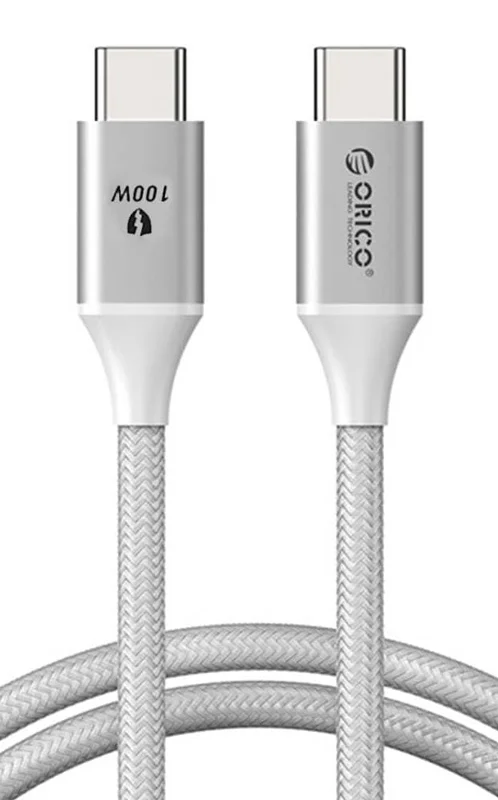 Φωτογραφία προϊόντος: ORICO καλώδιο USB-C CDX-100CC, 100W, 480Mbps, 1m, λευκό