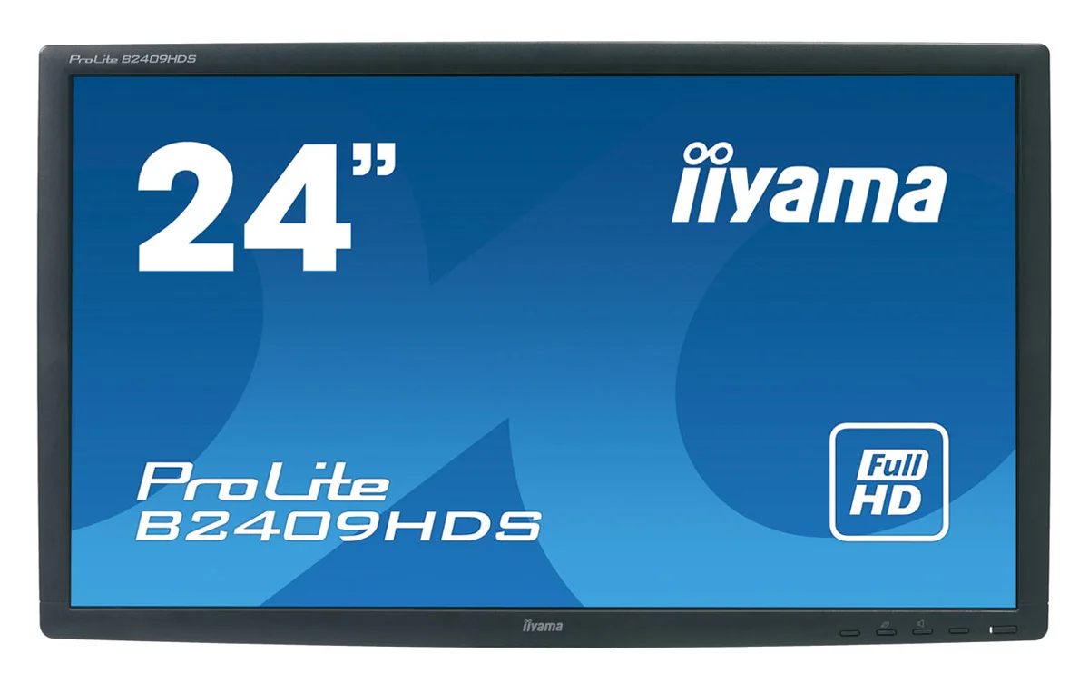 Φωτογραφία προϊόντος: IIYAMA used οθόνη B2409HDS LED, 24" 1920x1080, VGA/HDMI/DVI, χωρίς βάση, Grade A