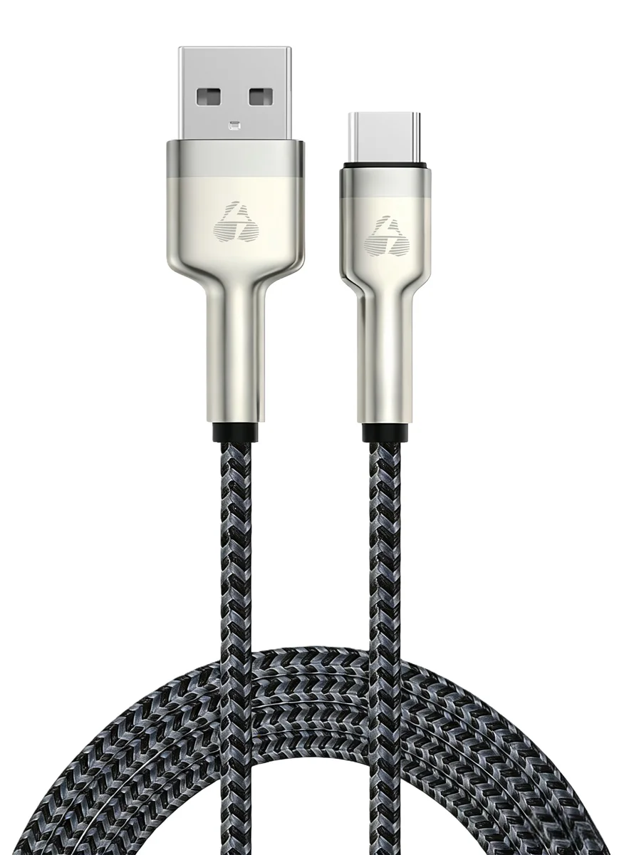Φωτογραφία προϊόντος: POWERTECH καλώδιο USB-C σε USB PTR-0199, PD 60W, 480Mbps, 1m, μαύρο/γκρι