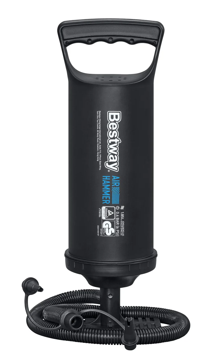 Φωτογραφία προϊόντος: BESTWAY τρόμπα χειρός 62003, 1.85lt, 6PSI, μαύρη