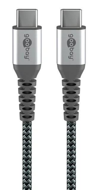 Φωτογραφία προϊόντος: GOOBAY καλώδιο USB-C 49303, 60W, 480Mbps, 2m, μαύρο