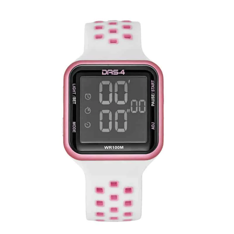 Φωτογραφία προϊόντος: Das-4 Ρολόι Smartwatch DAS.4 LCD LD18 Pink - White