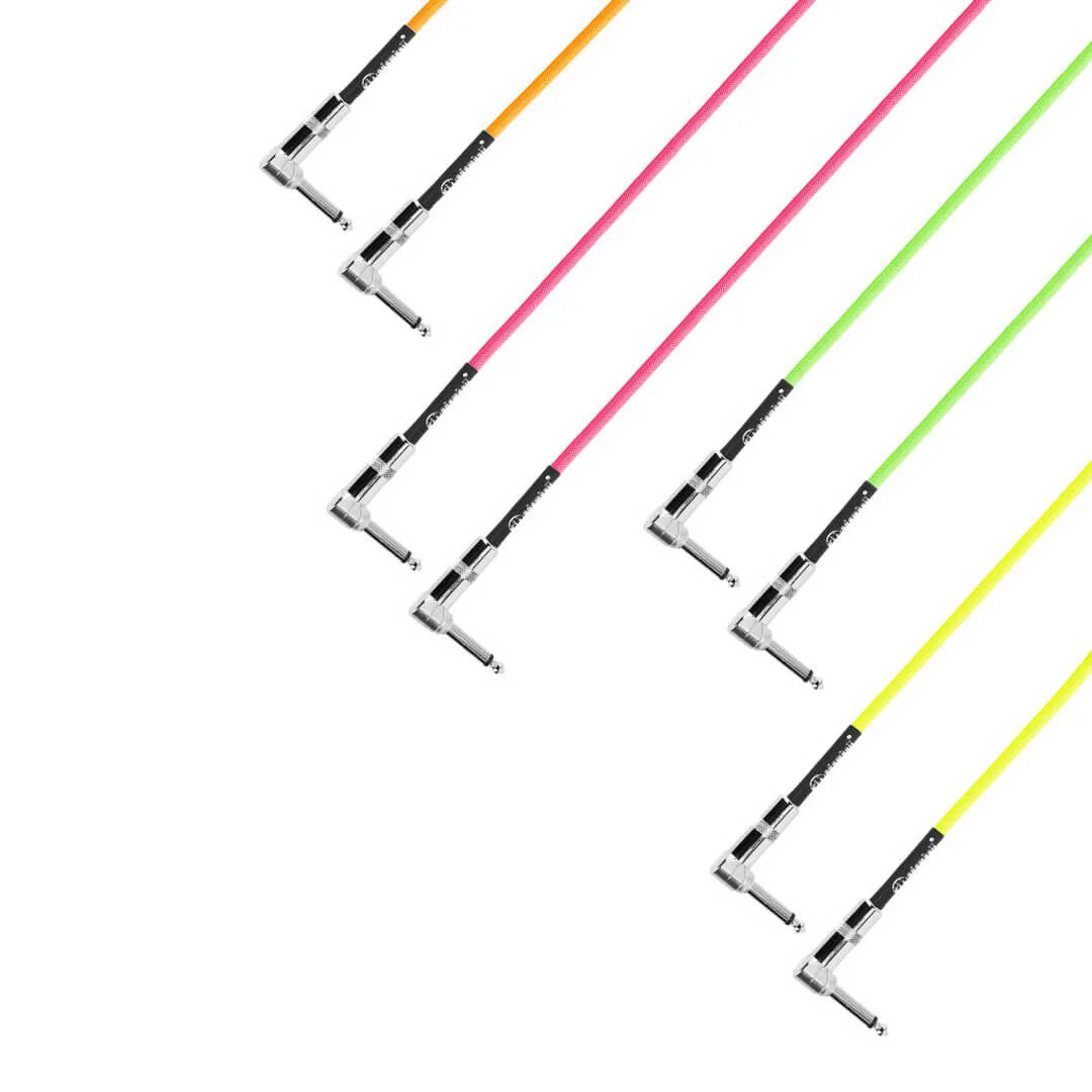 Φωτογραφία προϊόντος: Adam Hall K4IRR0030NEOSET 4Star Series Patchcable Καλώδιο Οργάνων 1/4 Mono Jack - 1/4 Mono Jack 0.30m Σετ Διάφορα Χρώματα (4 τμχ)