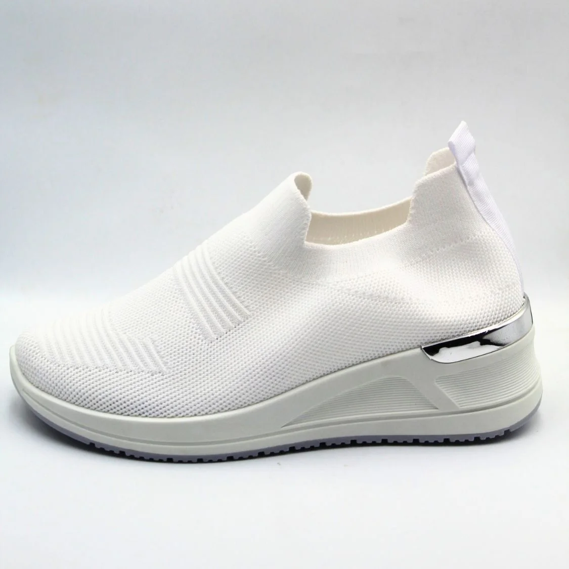 Φωτογραφία προϊόντος: PLATO Sneakers κάλτσα με ασημένια λεπτομέρεια στη φτέρνα