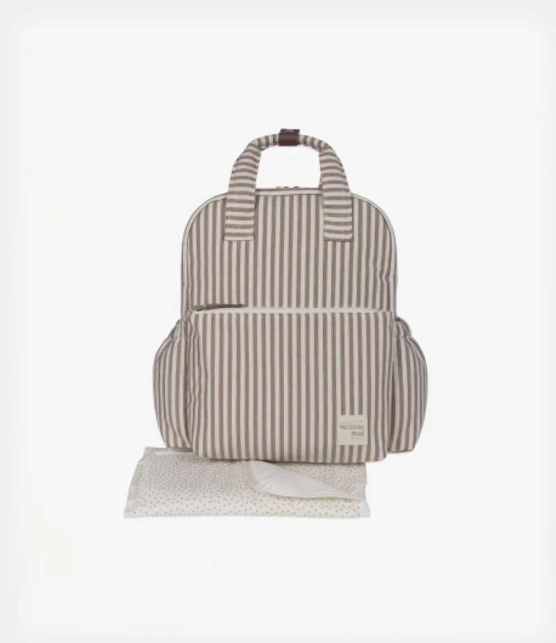 Φωτογραφία προϊόντος: Walking Mum Τσάντα Αλλαξιέρα Backpack Praline Strips Moka