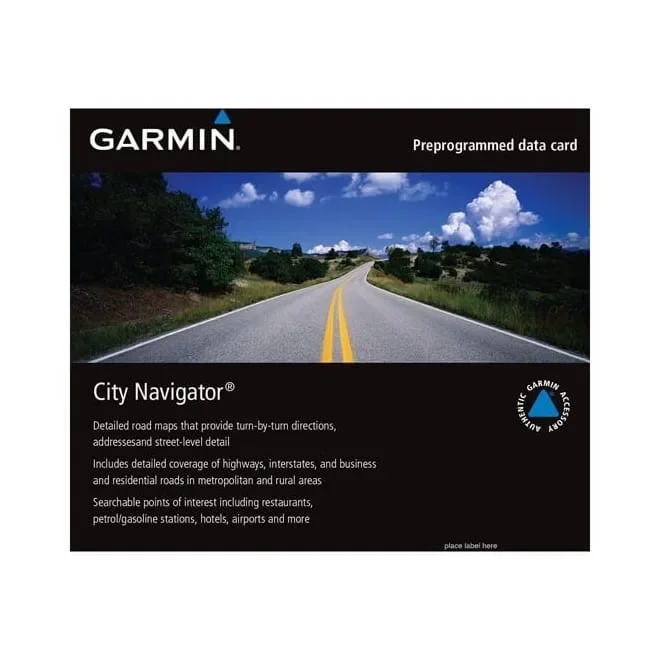 Φωτογραφία προϊόντος: GR Garmin City Navigator NTU έως 12 άτοκες δόσεις ή 24 δόσεις