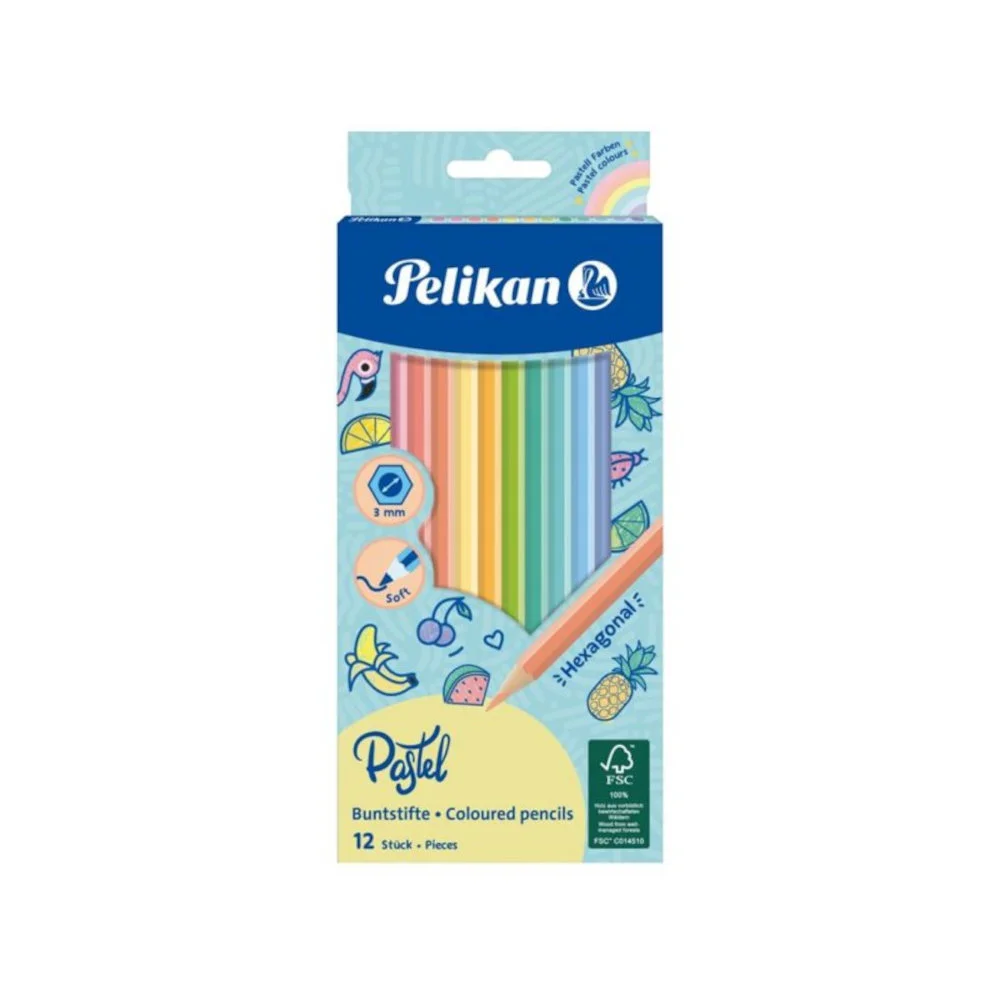 Φωτογραφία προϊόντος: Pelikan 12 Pastel coloured Pencils