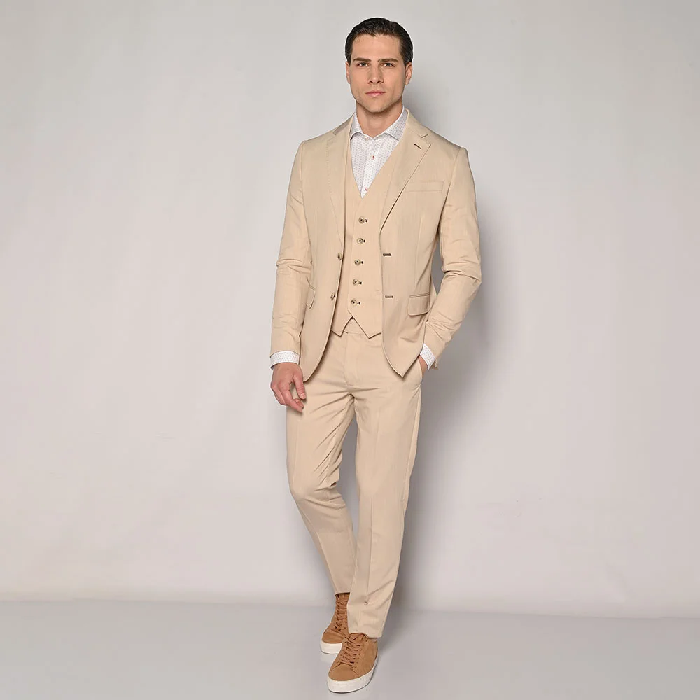 Φωτογραφία προϊόντος: Ανδρικό Κοστούμι Sogo Slim Fit Sand