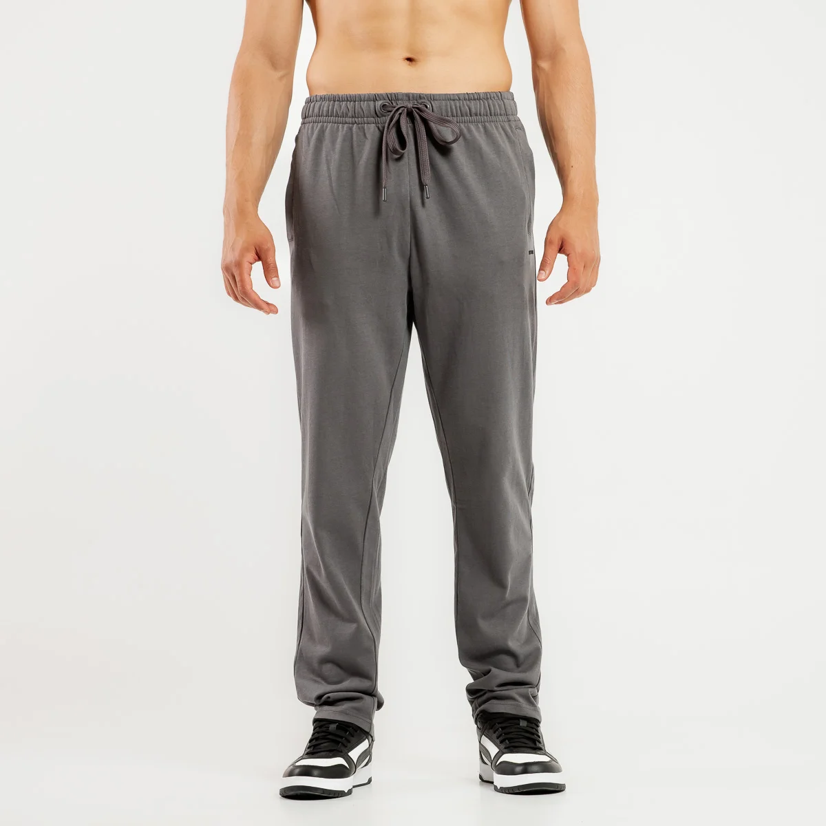 Φωτογραφία προϊόντος: Be:Nation Essentials Heavy Jersey Open Hem Pant 02312501-3F Ανθρακί