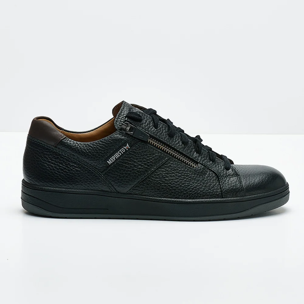 Φωτογραφία προϊόντος: Mephisto Sneakers Ανδρικό δέρμα Μαύρο MEP/HENRIK BLACK
