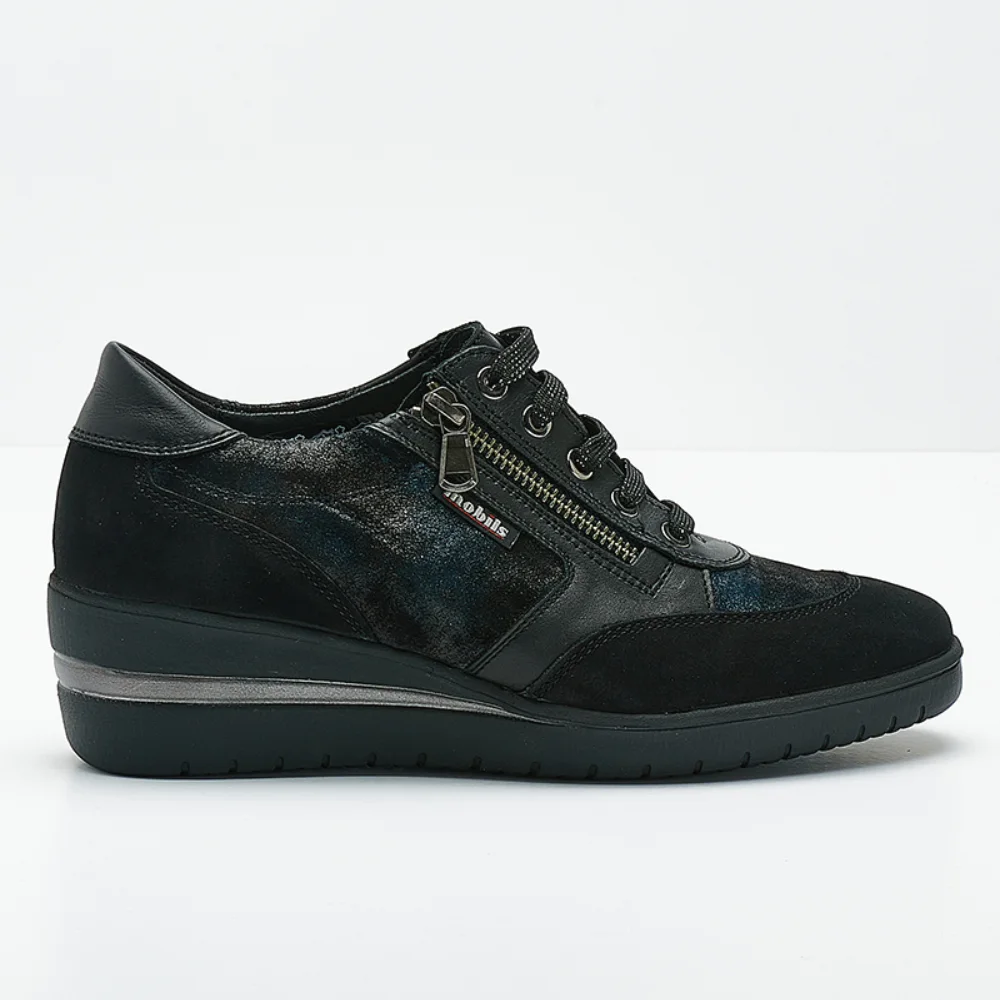 Φωτογραφία προϊόντος: Mephisto Sneakers Γυναικείο δέρμα Nubuck Μαύρο MEP/PATRIZIA BLACK