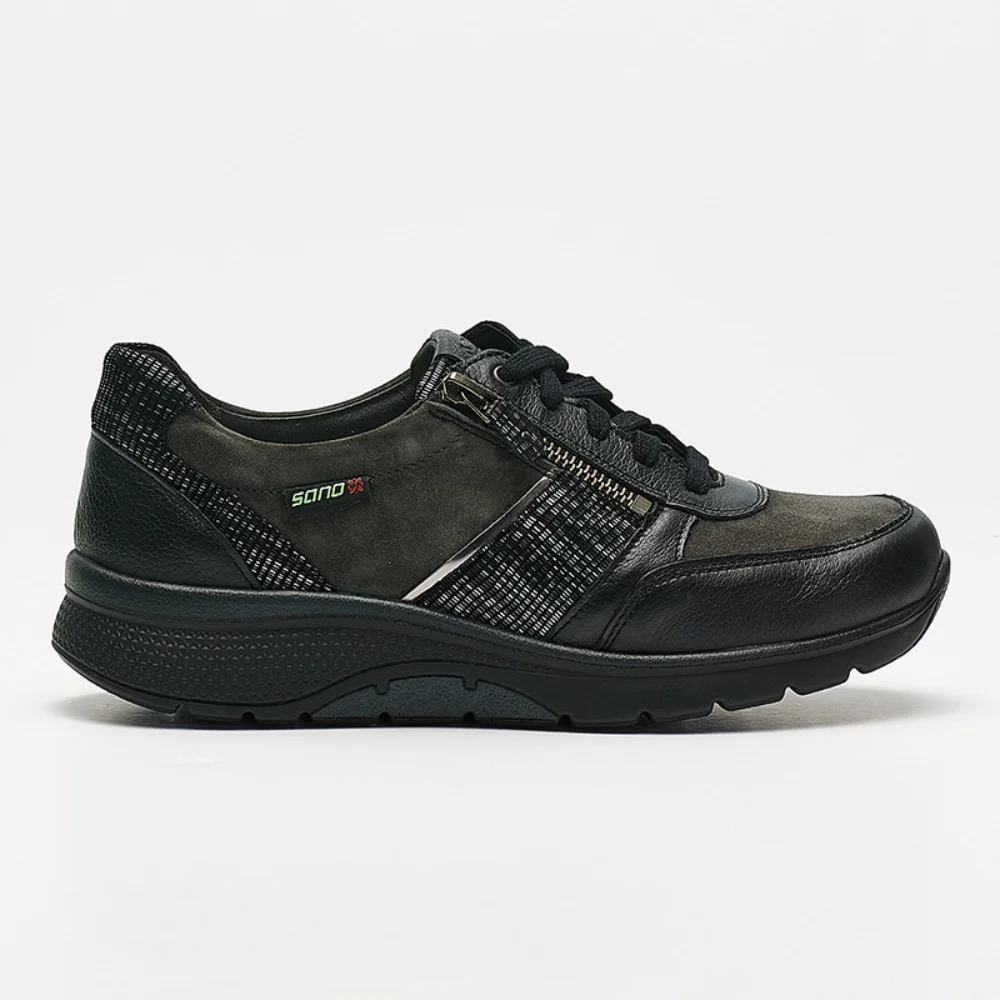 Φωτογραφία προϊόντος: MEPHISTO SANO Mephisto/Sano Sneakers Γυναικείο δέρμα/δέρμα Nubuck Μαύρο SAN/IZAE N/BLACK