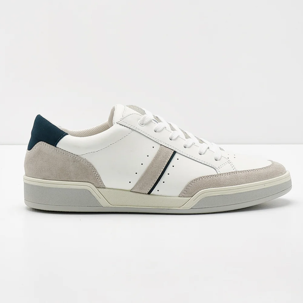 Φωτογραφία προϊόντος: Imac Sneakers Ανδρικό δέρμα/δέρμα Nubuck Άσπρο IMA/151920 BIANCO/BLU