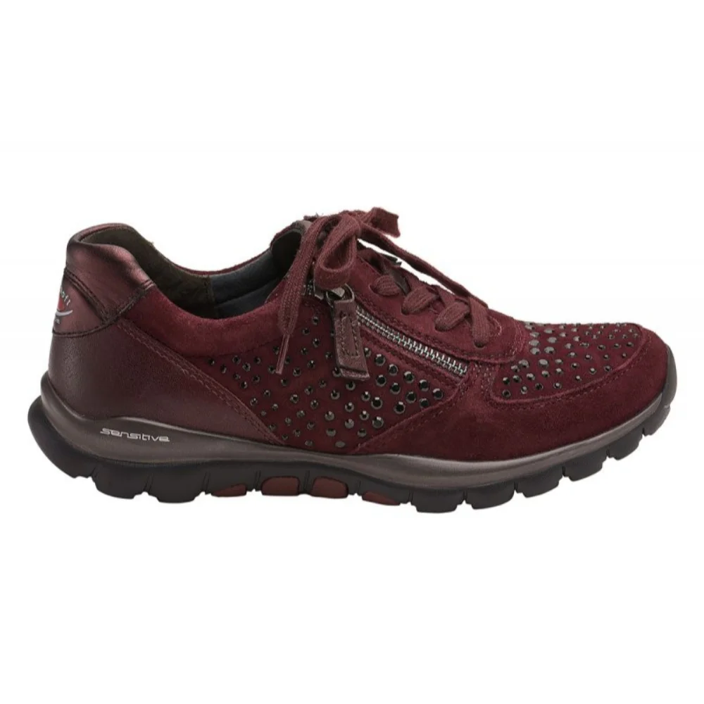 Φωτογραφία προϊόντος: Gabor Sneakers Γυναικείο δέρμα Nubuck Κόκκινο GAB/76968 48-NEW MERLOT
