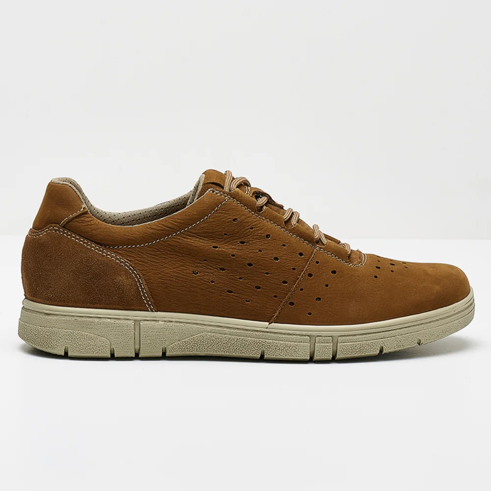 Φωτογραφία προϊόντος: Imac Sneakers Ανδρικό δέρμα Nubuck Καφέ IMA/351360 TABACCO