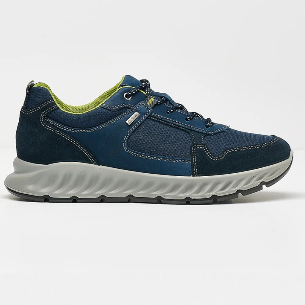 Φωτογραφία προϊόντος: Imac Sneakers Ανδρικό ύφασμα/δέρμα Nubuck Μπλέ IMA/352488 BLUE