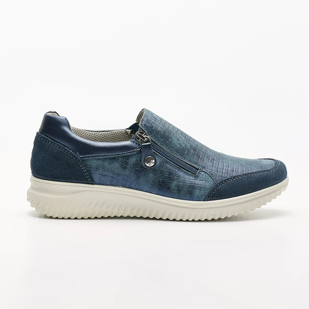 Φωτογραφία προϊόντος: Imac Sneakers Γυναικείο δέρμα/δέρμα Nubuck Μπλέ IMA/556020 BLU