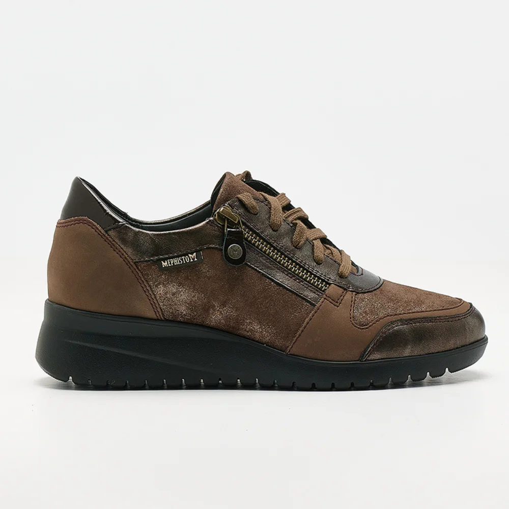 Φωτογραφία προϊόντος: Mephisto Sneakers Γυναικείο δέρμα/δέρμα Nubuck Καφέ MEP/IASMINA WALNUT