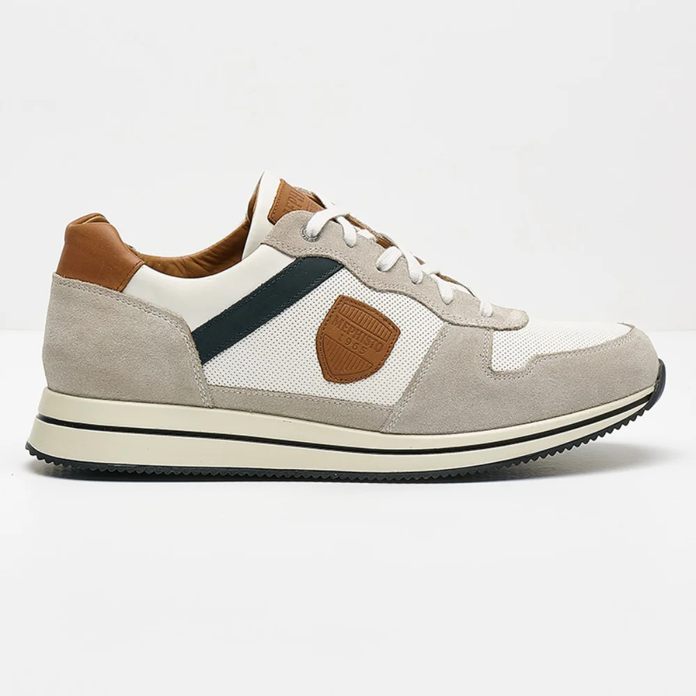 Φωτογραφία προϊόντος: Mephisto Sneakers Ανδρικό ύφασμα/δέρμα Nubuck Άσπρο MEP/GREG STONE