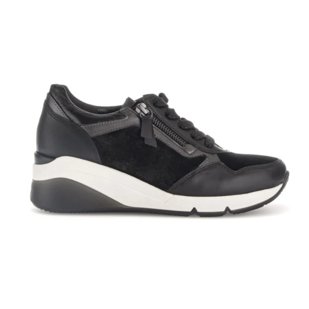 Φωτογραφία προϊόντος: Gabor Sneakers Γυναικείο δέρμα/δέρμα Nubuck Μαύρο GAB/56488 67-SCHWARZ