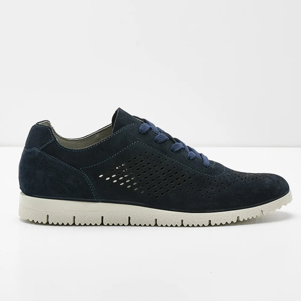 Φωτογραφία προϊόντος: Imac Sneakers Ανδρικό δέρμα Nubuck Μπλέ IMA/151710 BLU/BLU