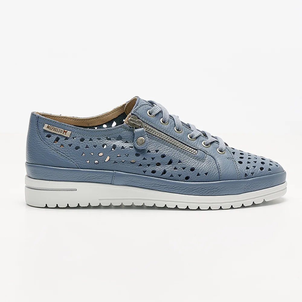 Φωτογραφία προϊόντος: Mephisto Sneakers Γυναικείο δέρμα Μπλέ MEP/JUNE PERF SEA BLUE