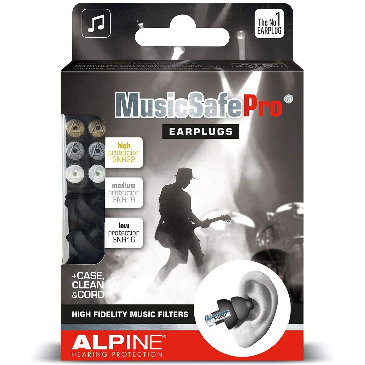 Φωτογραφία προϊόντος: Alpine MusicSafe Pro Black - Ειδικά earplugs για μουσικούς σε Black