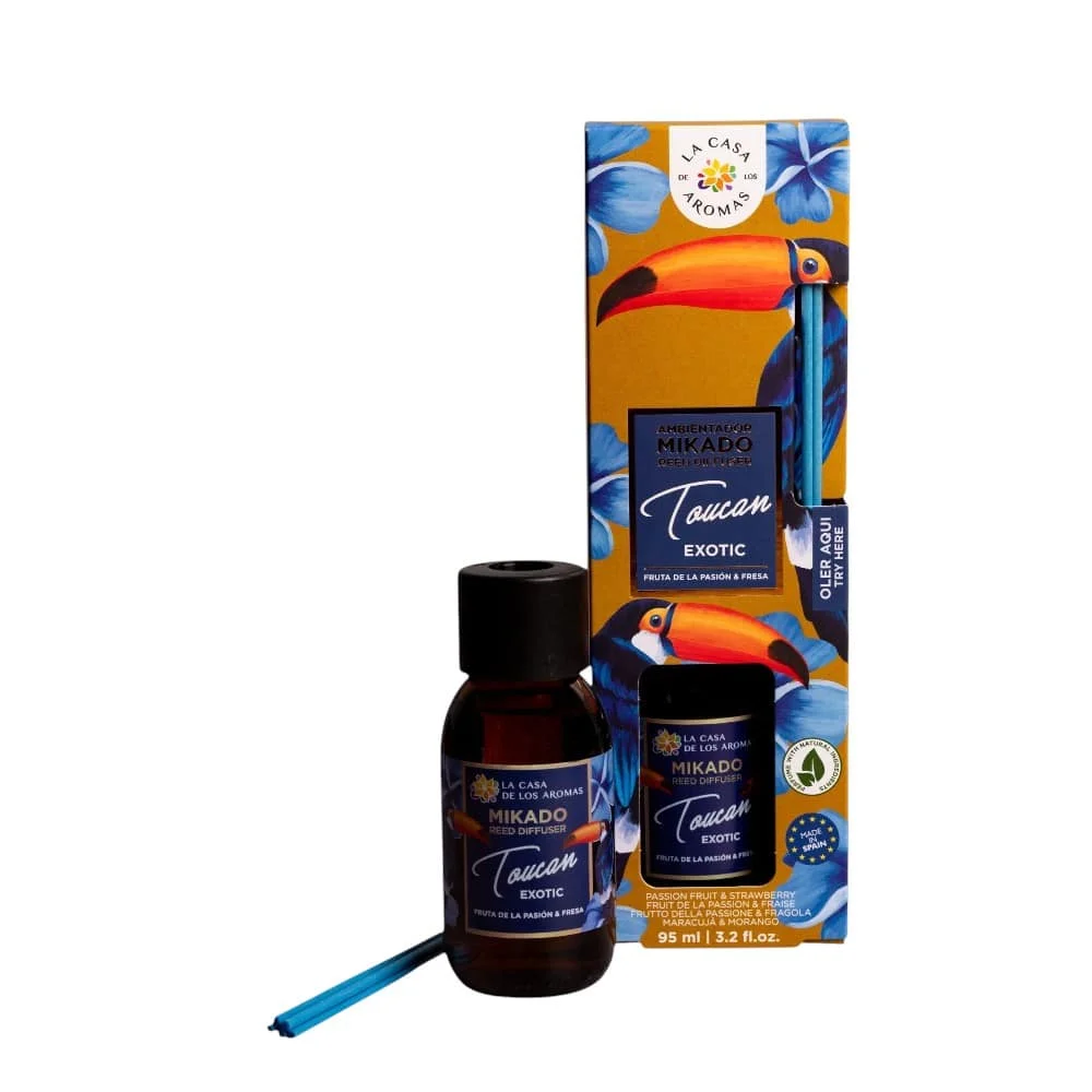 Φωτογραφία προϊόντος: FLOR DE MAYO 049713 AΡΩMATIKO ΧΩΡΟΥ ΜΕ STICKS PASSION FRUIT ΜΕ ΦΡΑΟΥΛΑ 95ML