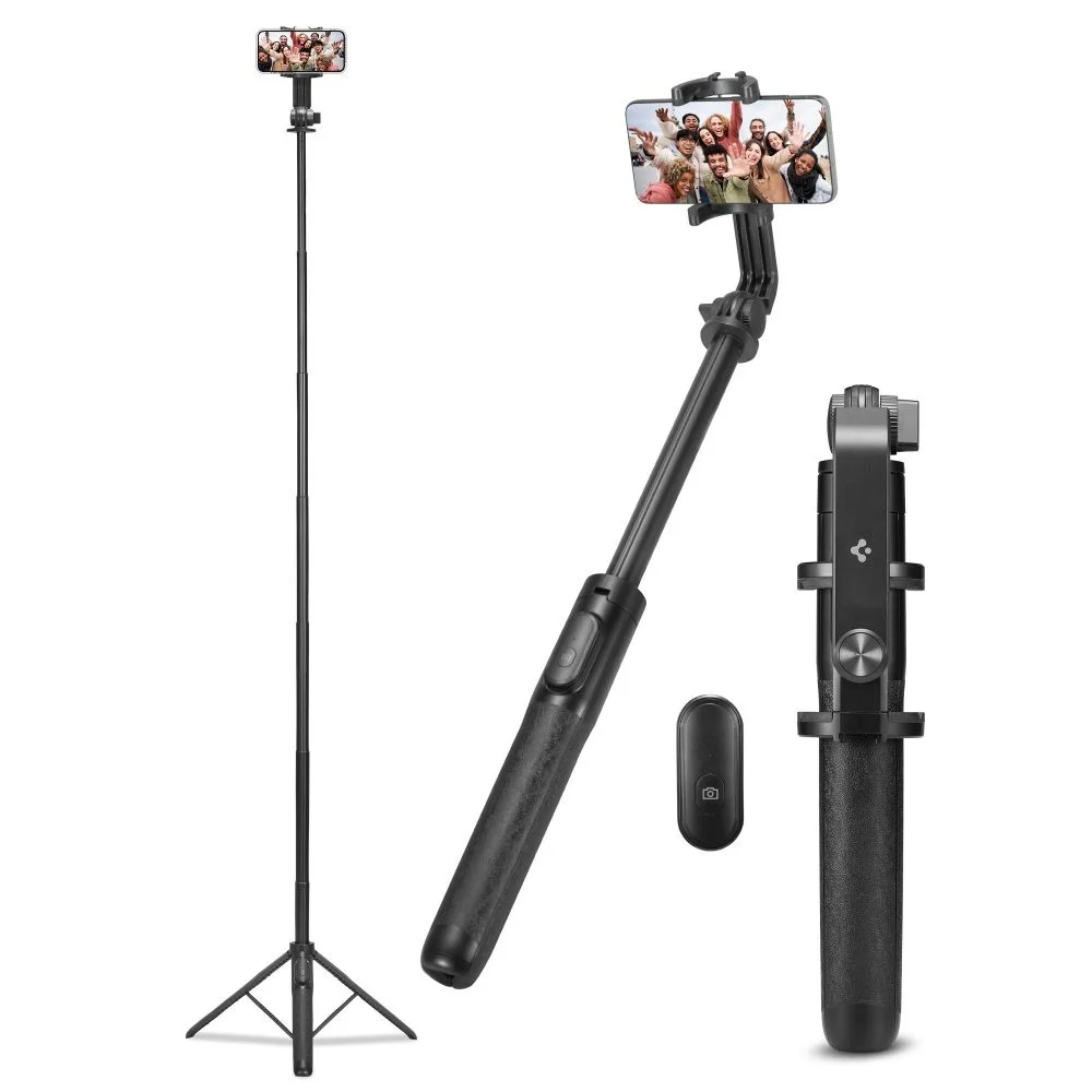 Φωτογραφία προϊόντος: Spigen S560W Τρίποδο Bluetooth Selfie Stick Tripod max 1.6m Black