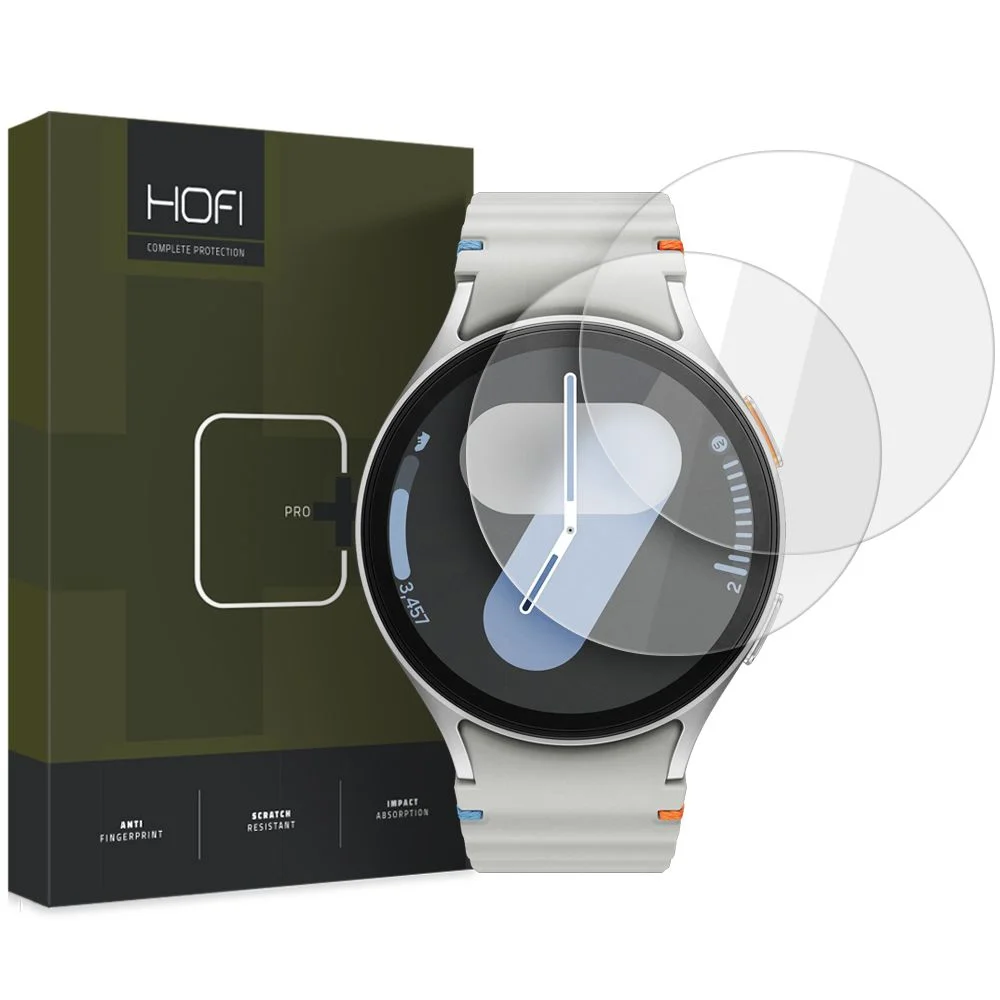 Φωτογραφία προϊόντος: Hofi Glass Pro+ 2-Pack Tempered Glass Samsung Galaxy Watch 4 / 5 / 6 / 7 (44 mm) Clear
